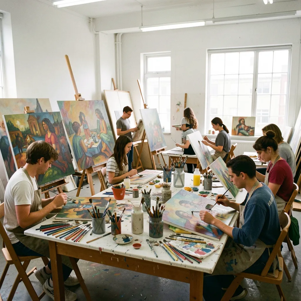 Advanced painting techniques and master studies course